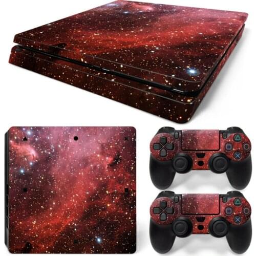 For PS4 Slim Skin Sticker For PlayStation 4 Console and Controllers For PS4 Slim Gamepad Controller Sticker Decal