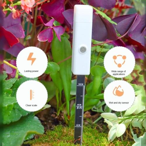 Reminder With Flashing Light Plants Soil Moisture Meter Lawn Potted Humidity Sensor Portable Greenhouse Detector Flower Farm
