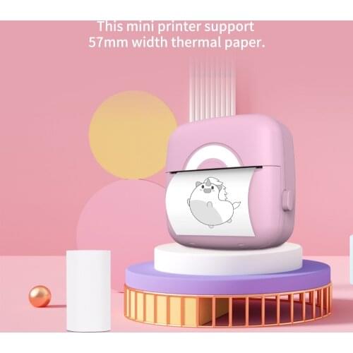 Newest C13 Mini portable photo printer check printer machine printing office notes a4 printer for IOS Android Windows