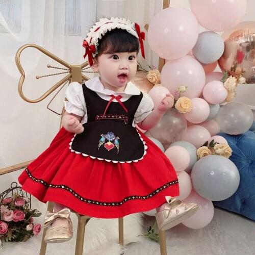 2020 New Girls Princess Dress Baby Kids Clothes Toddler Children Clothing Baby Girls Chritmas Lolita Dress Cosplay Costume 2-6Y