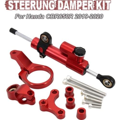 Adjustable Steering Stabilizer Damper Mounting Bracket Kit For HONDA CBR650R 2019-2020 CBR 650R CBR 650 R Motorcycle Accessori