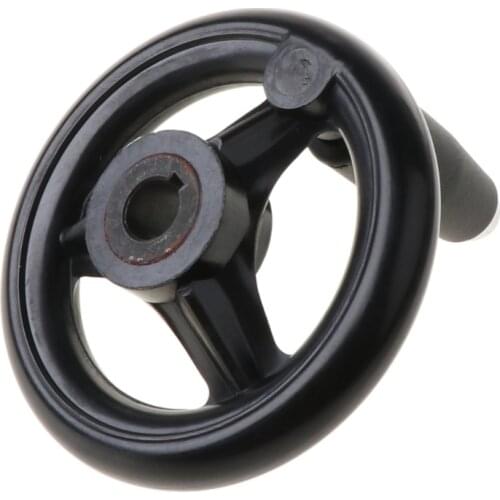 3.9" Diameter Hand Wheel w/ Revolving Handle For Milling Machine