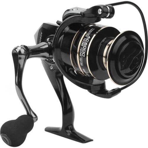 Fishing Reel AC2000-7000 Drag 5-8kg Spinning Reel 5.2:1 High Speed Metal Spool Spinning Reel Saltwater Fishing Accessories