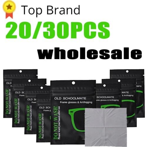 50/100pcs Wholesale Clean Without Traces Anti-fog Glasses Cloth Lens Anti-fog Cloth for Eyewear Swim Bicyle Goggles Accessories