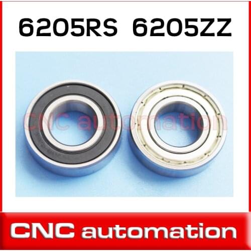 2pcs 6205ZZ Bearing 25x52x15 Shielded Ball Bearings S6205RS 6205RS 6205-2RS stainless steel bearing