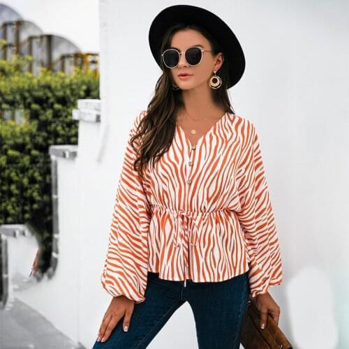 Блузки в полоску SNOW PINNACLE China At AliExpress