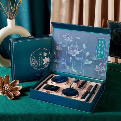 Twilight Series All in One Makeup Chinese Cosmetic Set Beauty Gift Box Velvet Lipstick Lvory Concealer Eye Shadow Powder