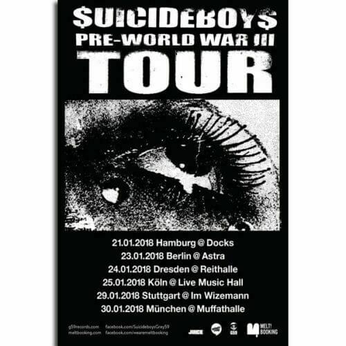 UICIDEBOY$ SUICIDEBOYS Rap Hip Hop Music Tour Silk Fabric Wall Poster Art Decor Sticker Bright