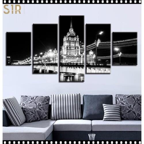 World Famous Architecture Beauty HD Five Wall Painting Decorative Painting Anime Posters Wall Decor Anime Decor Room Decor
