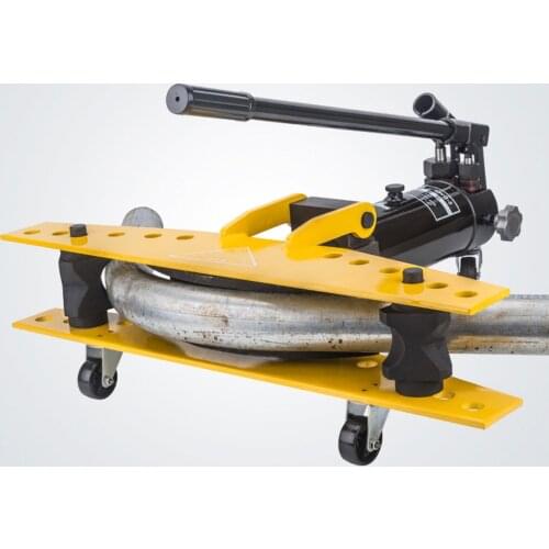 1 Inch Integral Manual Hydraulic Bender Galvanized Pipe Iron Tube Steel Pipe Bending Tools High And Low Pressure Plunger Design