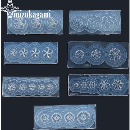 1pcs UV Resin Exquisite Jewelry Liquid Silicone Mold Flowers Resin Charms Molds For DIY Intersperse Decorate Making Jewelry