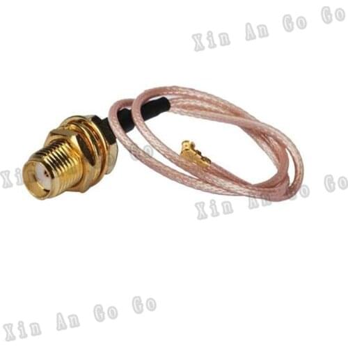 10PCS IPX / u.fl to SMA female(Jack) connector Pigtail,50 Ohm,Cable RG178 Free shipping