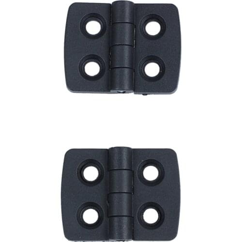 10pcs reinforced black plastic door hinges 40mm x 30mm Promotion