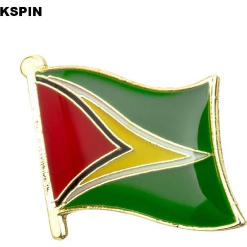 Guyana flag pin lapel pin badge 10pcs a lot Brooch Icons KS-0071