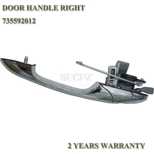 735592012 735485876 For Fiat 500 07-15 Door Handle Outer External Front Right Chrome