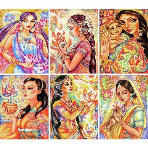 Diamond Painting Cartoon Mother Landscape 5D DIY Full Square Round Embroidery Mosaic Set Cross Stitch Home Decoration Art Gift