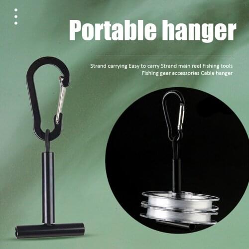 Tippet Spools Fly Fishing Line with Bottle Holder Fishing Lure Bait Tools Fishing Short Tube Spool Bracket Black