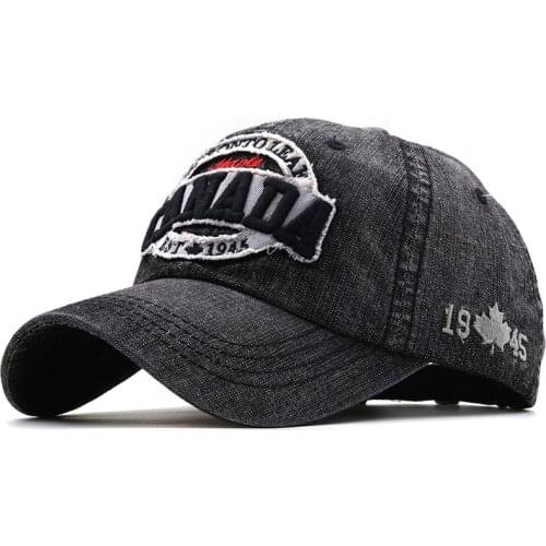 Hot Washed cowboy fishing Baseball Cap Snapback Hat For Men Women Dad Hat Embroidery Canada Casual hats Casquette Hip Hop Caps