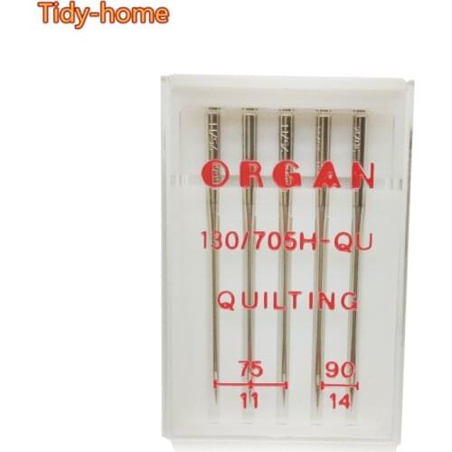 Top Quality ORGAN Household Sewing Machine Needles For Quilting Patchwork Sewing Buttonhole Assorment 5 Needles