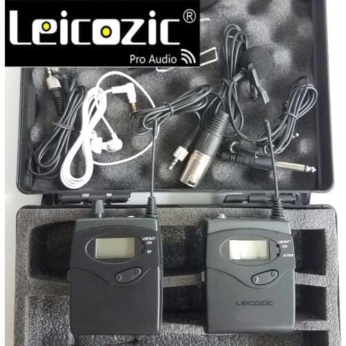 Leicozic BK1038 DSLR Camera Shooting Interview Recording 1 Lavalier Transmitter 1 Receiver Wireless tour guide system 740-771Mhz