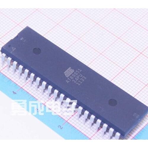 Line AT89S51-24PU 8 bit flash microcontroller DIP-40 original