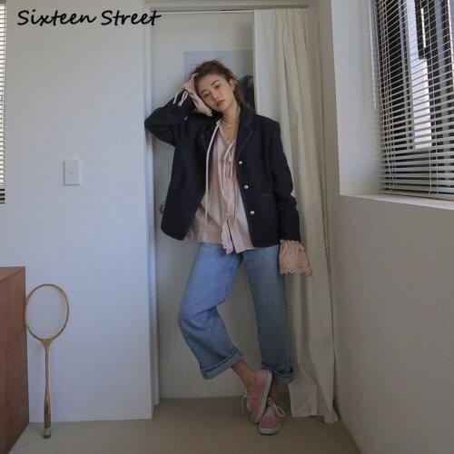 Baggy Jeans Woman Pants with High Waist Y2K Aesthetic Vintage Clothes Korean Fashion Style Button Zipper Denim Trousers Female