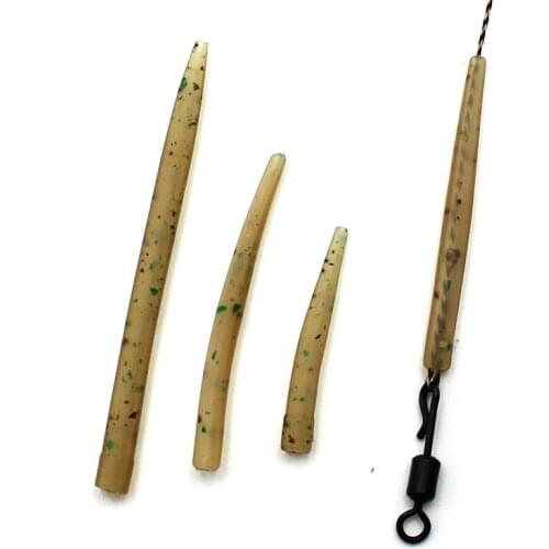 20PCS Carp Fishing Accessories Anti Tangle Sleeves Hook Sleeve for Hair Rig Carp Coarse Fishing Tackle