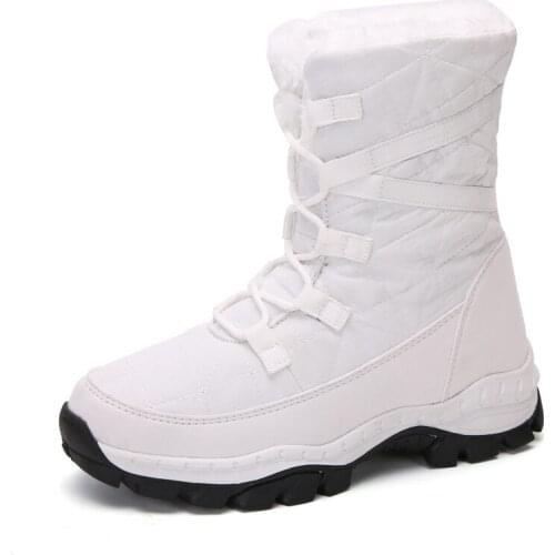 2021 Winter New Thick Snow Boots Plus Velvet Warm Side Zipper Outdoor Casual Short Boots Cold Resistance Women Cotton Shoe