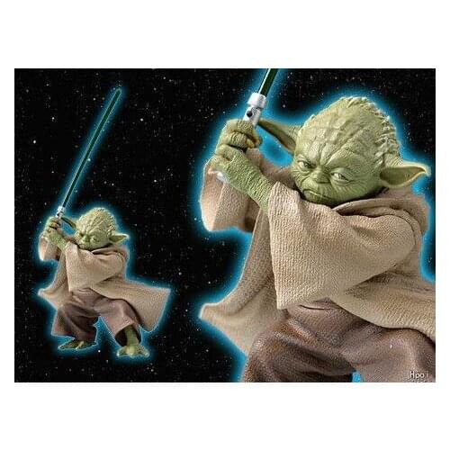 Star War Characters Master YODA with Sword Action Figure Toys