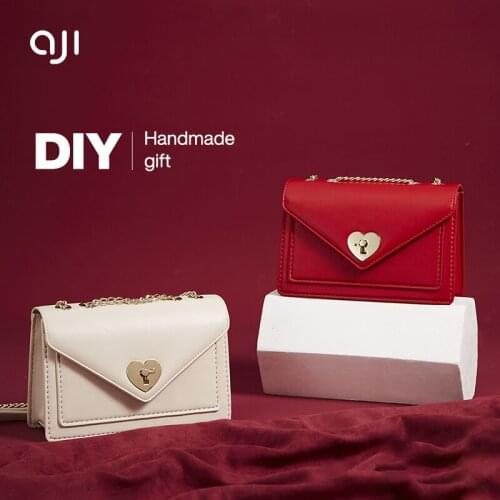 AJI Original Design DIY Gift Bags for Women Girlfriend Handbag Valentines Day Present Birthday Surprise A5831