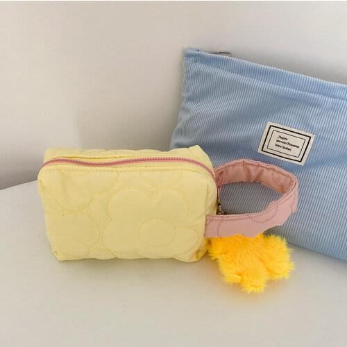 Portable Womens Cosmetic Storage Bag Retro Flower Ladies Box Wallet Pouch Shoulder Bags Female Travel Clutch Purse Handbags