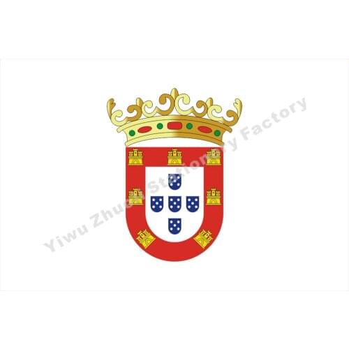 Portugal 1521 flag 150X90cm (3x5FT) 120g 100D Polyester Double Stitched High Quality Banner Free Shipping