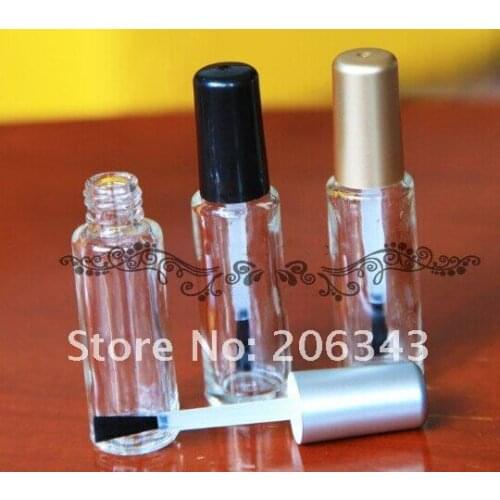 Capacity 7ml/8ml TRANSPARENT empty nail polish bottle and nail enamel bottle