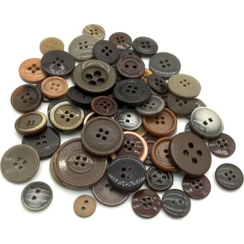 50Gram Mix Size Shape Lots Colors Buttons For Scrapbook Crafts DIY Handmade Baby Children Clothing Sewing Accessories WD0021-14