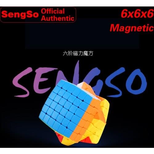 ShengShou Mr.M 6x6x6 Magnetic Magic Cube SengSo 6x6 Magnets Speed Puzzle Antistress Educational Toys For Children