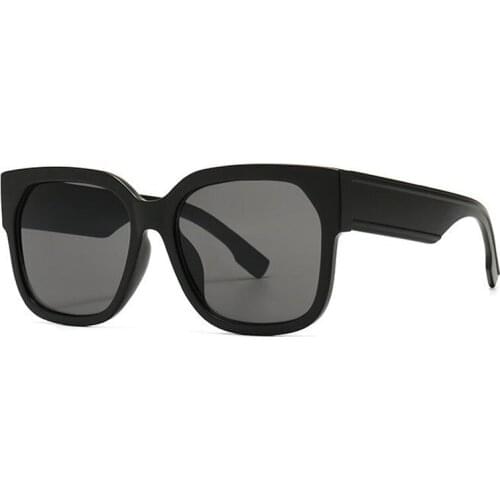 Vintage Big Square Sunglasses Women/Mens Oversize Sun Glasses Female Fashion Famous Brand Black Eyewear Wide Temples Oculos