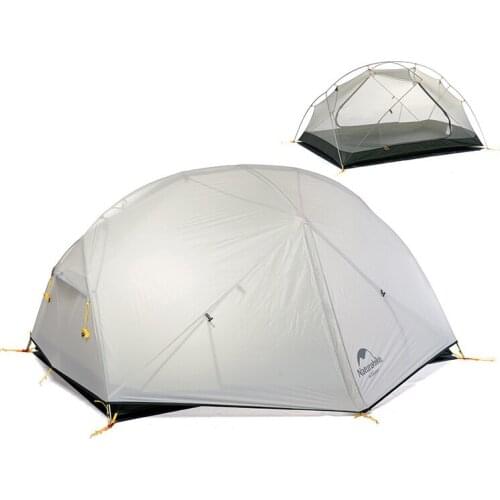 【New store 】 Mongar 2 Persons Camping Tent 20D Nylon Fabric Double Layer Waterproof Outdoor Camping Tent NH17T007-M Naturehik