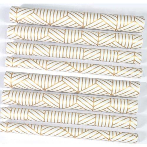 Golden Stripe Wallpaper Home Decoration Door Wallpaper Adhesive Sticker Furniture Renovation Waterproof Kitchen Sticker