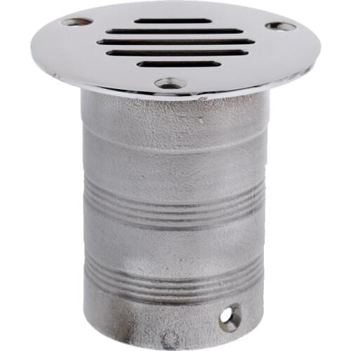 2 Inch Boat Deck Drain Yatch Marine Hardware 316 Stainless Steel Height 80mm