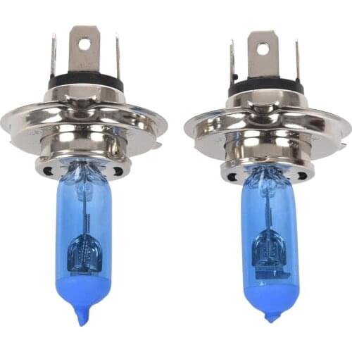 2pcs H4 100W 6000K WHITE CAR XENON HID HALOGEN HEADLIGHT BULBS LIGHT LAMP