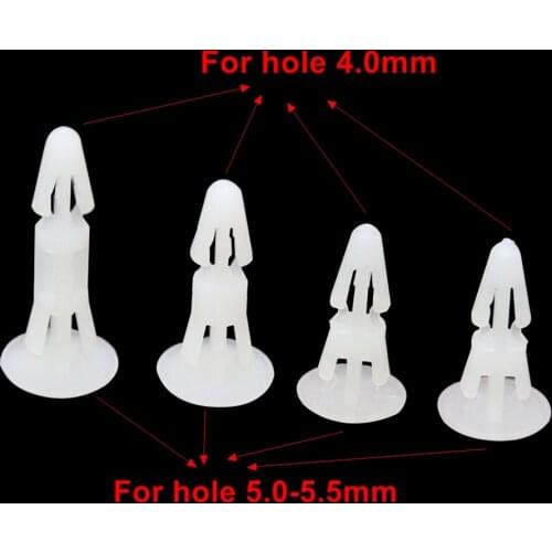 50pcs PCB Board Spacer Screw Reverse Locking Circuit Board Support Fixed Nylon Standoff Spacer Pillar