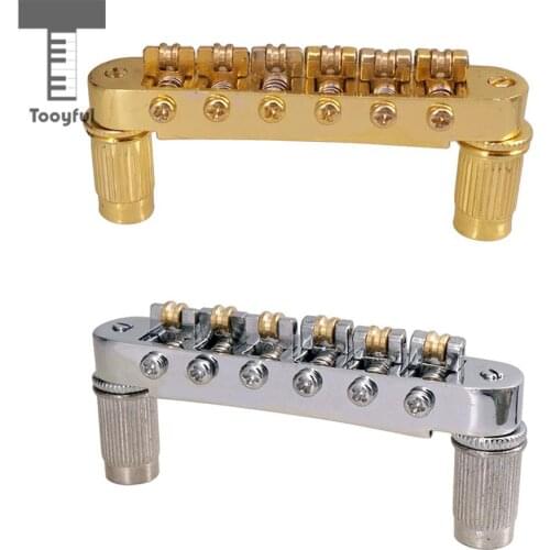 Tooyful 6 String Bridge Tailpiece for LP Electric Guitar Replacement