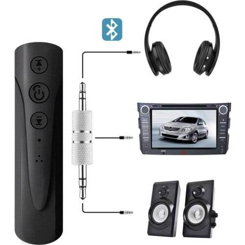 Bluetooth Handsfree Car Kit Wireless Bluetooth Speaker Phone MP3 Music Player 3.5mm jack Aux bluetooth car adapter vivavoce