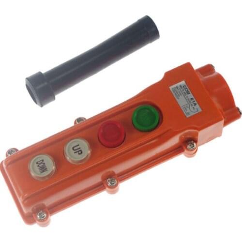 COB-61A Hoist & Crane Control Station Push Button Switch UP-Down Rainproof
