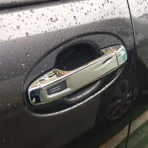 For 2017 2018 2019 Toyota Yaris Door Handle Cover Side Door Handle Protector Outer Door Handle Sticker Trim ABS Car Accessories