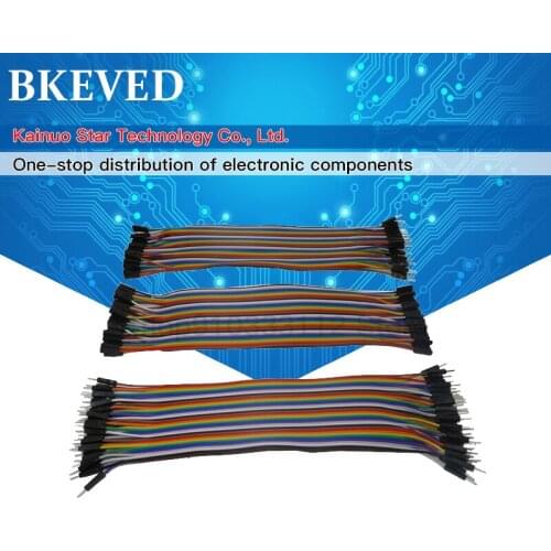 Dupont line 120pcs 10cm 20cm male to male + male to female and female to female jumper wire Dupont cable for Arduino diy kit