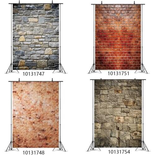 Retro Stone Brick Wall Photo Background Grunge Portrait Photography Backdrops Doll Pet Food Baby Newborn Photophone Photozone