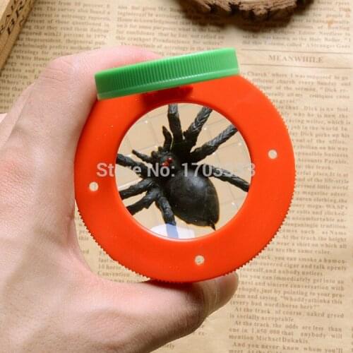 Bug Box Magnify Insects Viewer box 2 Lens 4x Magnification Magnifier Childs Kids Toy Entomologists Free Shipping