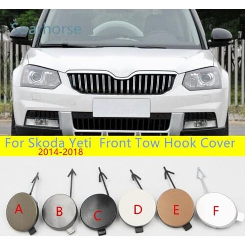 For Skoda Yeti 2014 2015 2016 2017 2018 Front Bumper Tow Hook Cover Cap