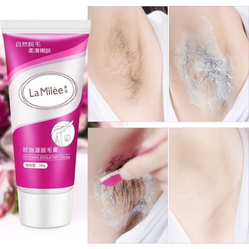 LAMILEE Painless Depilatory Cream Legs Depilation Cream Hair Removal Armpit Hair Remove Cream For Women&Men Wax Bean